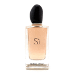 Giorgio Armani Sì Eau De Parfum 100ml – Chic Floral Perfume for Women with Blackcurrant & Rose
